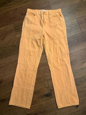 Pistola Super High Rise Cassie Straight-Leg  Pants in Nectar